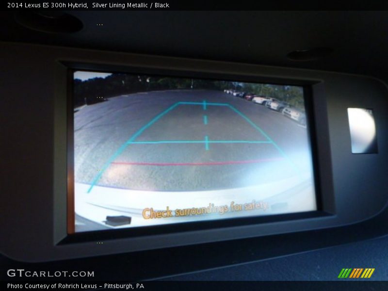 Silver Lining Metallic / Black 2014 Lexus ES 300h Hybrid