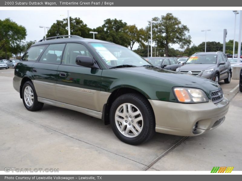 Front 3/4 View of 2003 Outback Wagon