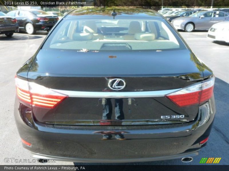 Obsidian Black / Parchment 2014 Lexus ES 350