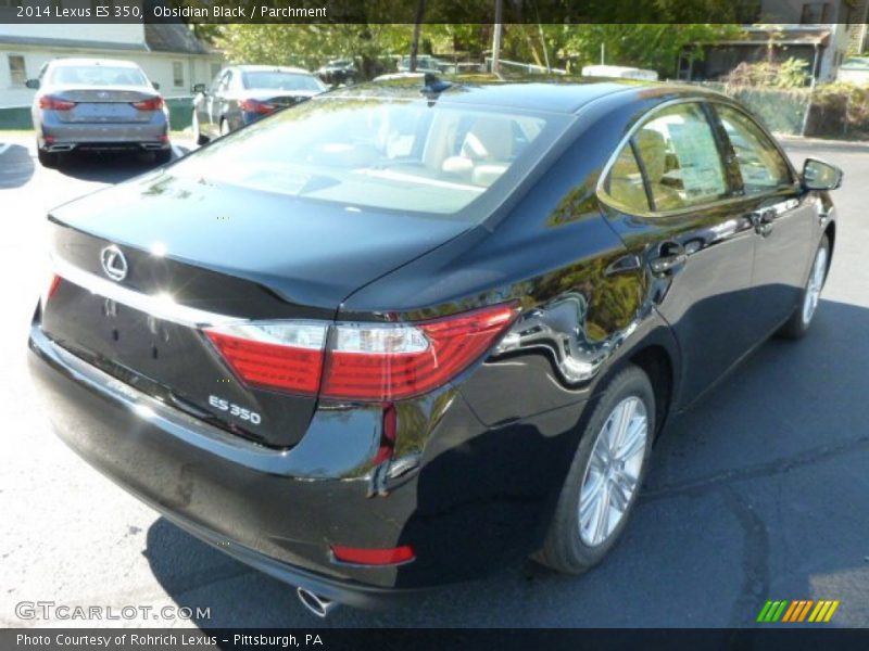 Obsidian Black / Parchment 2014 Lexus ES 350
