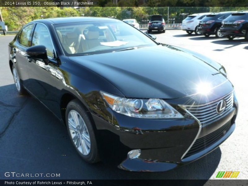Obsidian Black / Parchment 2014 Lexus ES 350