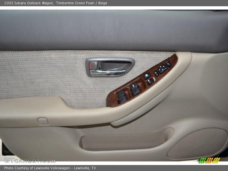 Timberline Green Pearl / Beige 2003 Subaru Outback Wagon