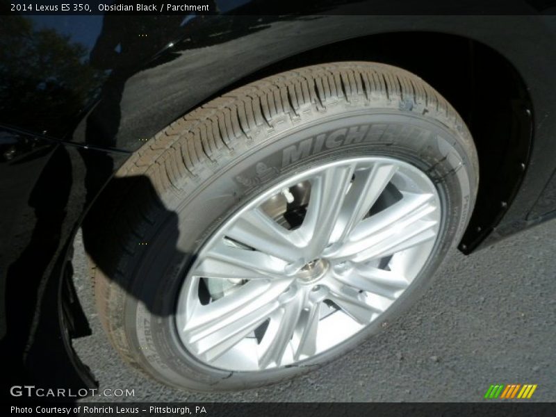 Obsidian Black / Parchment 2014 Lexus ES 350