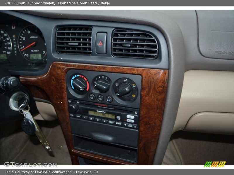 Timberline Green Pearl / Beige 2003 Subaru Outback Wagon
