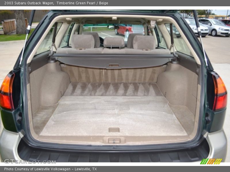 Timberline Green Pearl / Beige 2003 Subaru Outback Wagon
