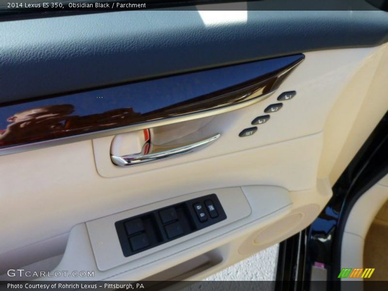 Obsidian Black / Parchment 2014 Lexus ES 350