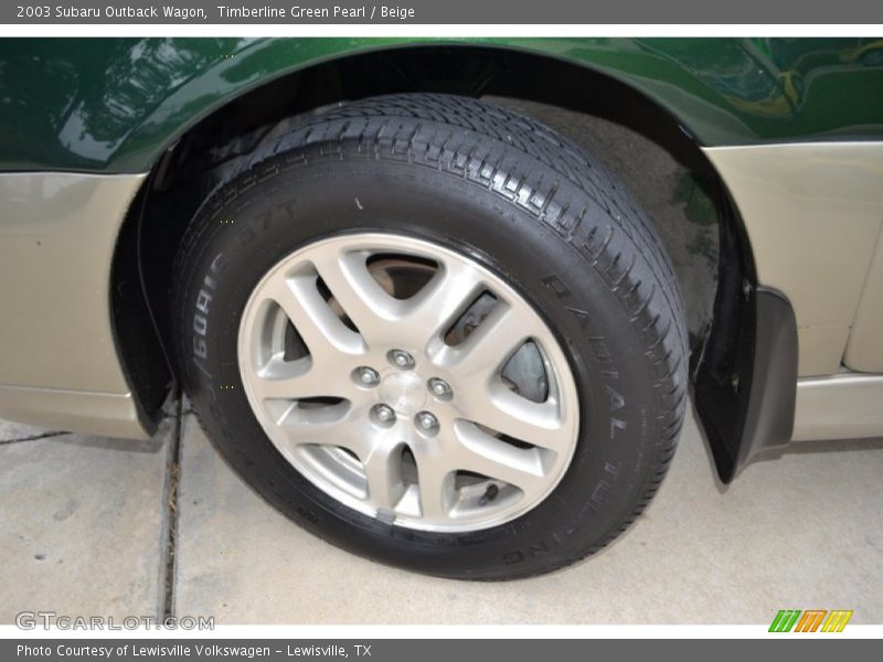 Timberline Green Pearl / Beige 2003 Subaru Outback Wagon