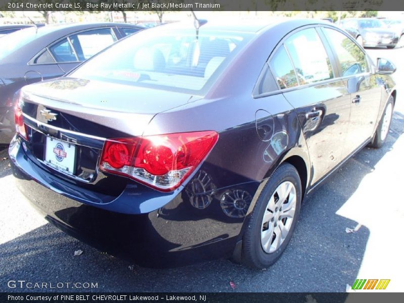Blue Ray Metallic / Jet Black/Medium Titanium 2014 Chevrolet Cruze LS