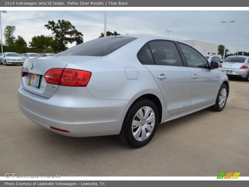 Reflex Silver Metallic / Titan Black 2014 Volkswagen Jetta SE Sedan