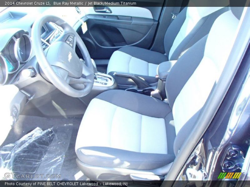 Blue Ray Metallic / Jet Black/Medium Titanium 2014 Chevrolet Cruze LS