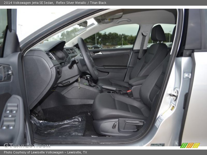 Reflex Silver Metallic / Titan Black 2014 Volkswagen Jetta SE Sedan