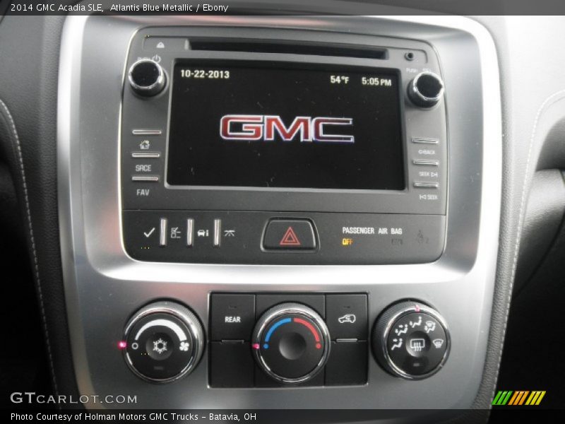 Atlantis Blue Metallic / Ebony 2014 GMC Acadia SLE