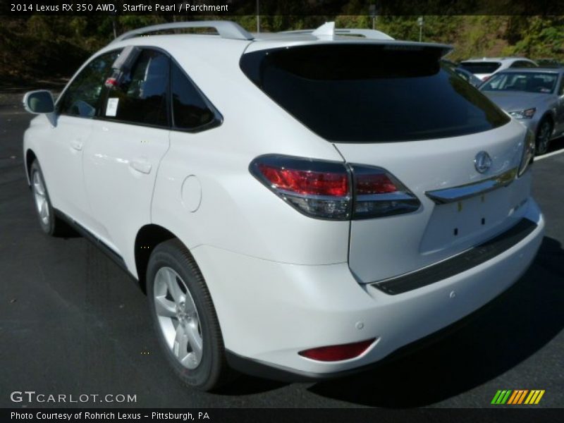Starfire Pearl / Parchment 2014 Lexus RX 350 AWD
