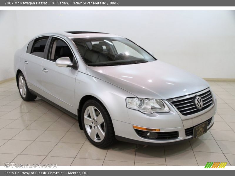 Reflex Silver Metallic / Black 2007 Volkswagen Passat 2.0T Sedan