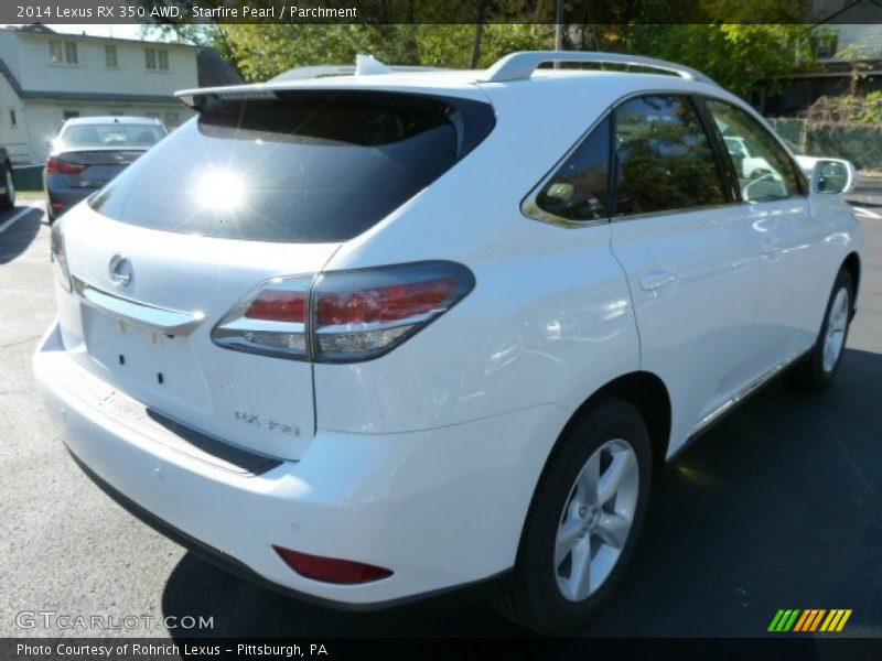 Starfire Pearl / Parchment 2014 Lexus RX 350 AWD