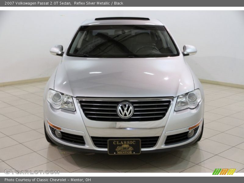 Reflex Silver Metallic / Black 2007 Volkswagen Passat 2.0T Sedan