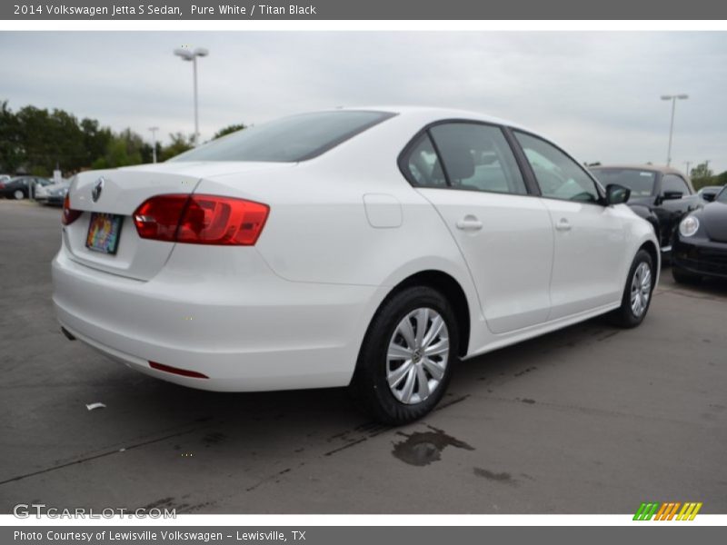Pure White / Titan Black 2014 Volkswagen Jetta S Sedan