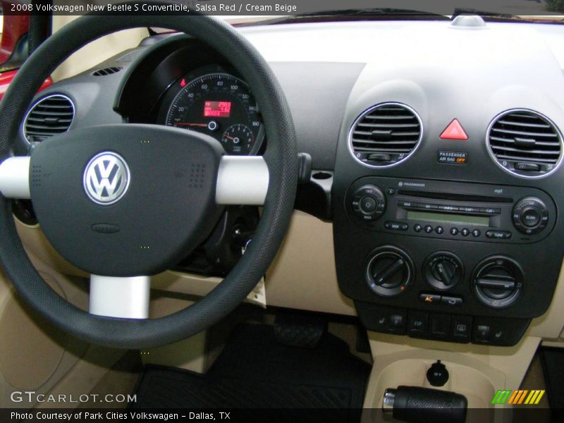 Salsa Red / Cream Beige 2008 Volkswagen New Beetle S Convertible