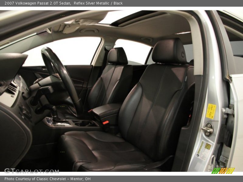Reflex Silver Metallic / Black 2007 Volkswagen Passat 2.0T Sedan