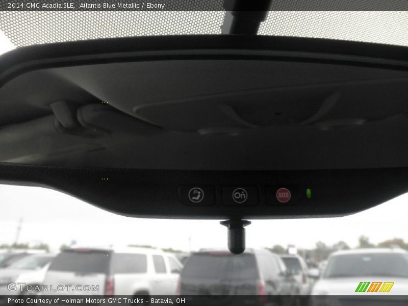 Atlantis Blue Metallic / Ebony 2014 GMC Acadia SLE