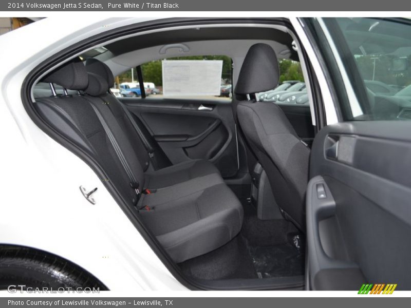 Pure White / Titan Black 2014 Volkswagen Jetta S Sedan