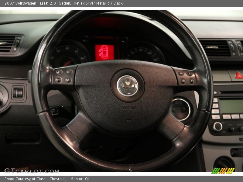 Reflex Silver Metallic / Black 2007 Volkswagen Passat 2.0T Sedan