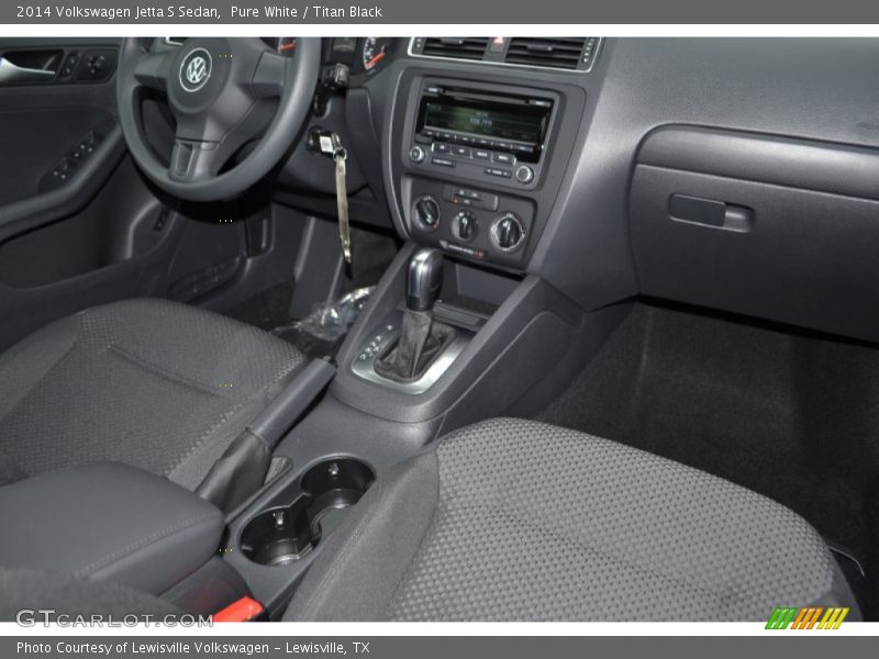 Pure White / Titan Black 2014 Volkswagen Jetta S Sedan