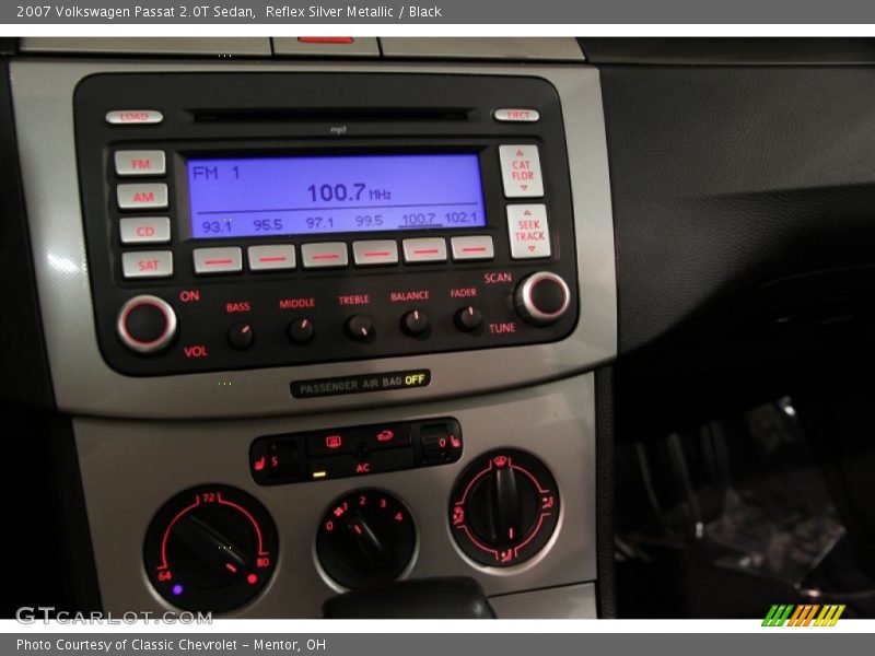 Reflex Silver Metallic / Black 2007 Volkswagen Passat 2.0T Sedan