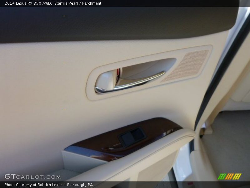 Starfire Pearl / Parchment 2014 Lexus RX 350 AWD