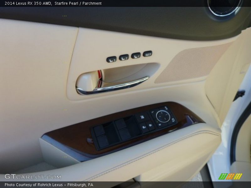 Starfire Pearl / Parchment 2014 Lexus RX 350 AWD