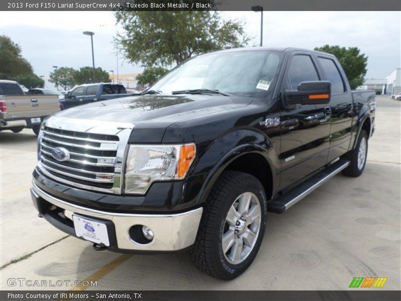 Tuxedo Black Metallic / Black 2013 Ford F150 Lariat SuperCrew 4x4