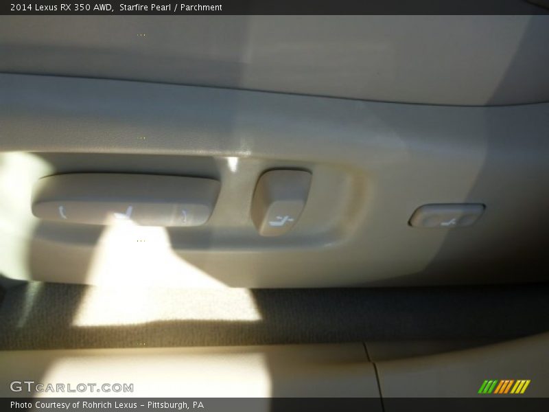 Starfire Pearl / Parchment 2014 Lexus RX 350 AWD