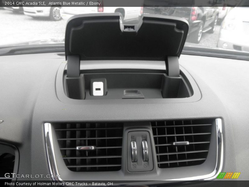 Atlantis Blue Metallic / Ebony 2014 GMC Acadia SLE