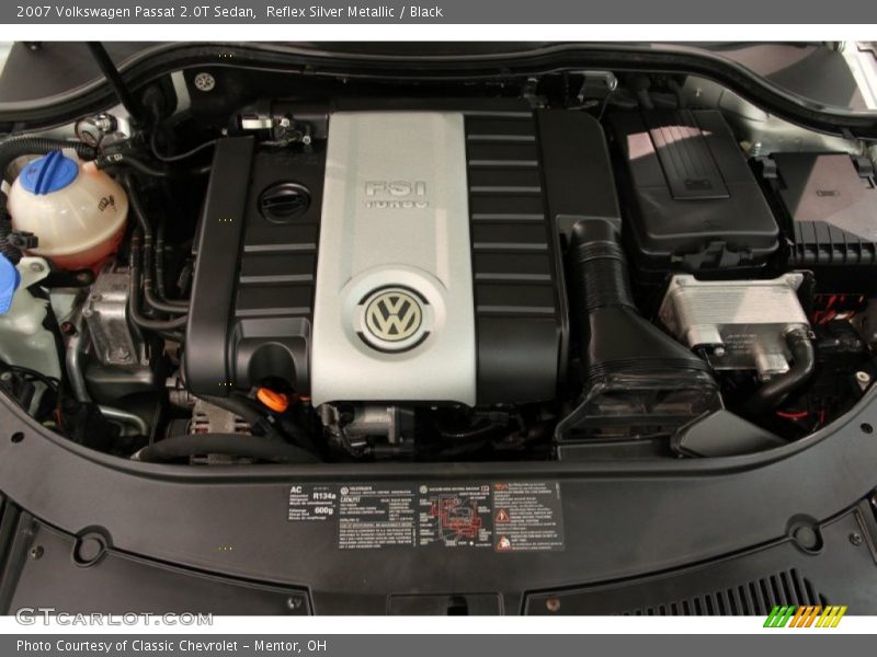 Reflex Silver Metallic / Black 2007 Volkswagen Passat 2.0T Sedan