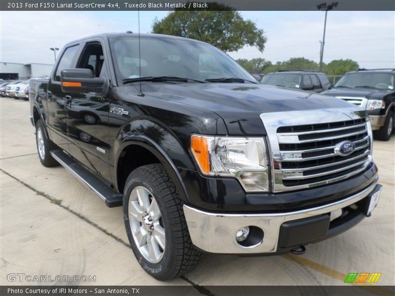 Tuxedo Black Metallic / Black 2013 Ford F150 Lariat SuperCrew 4x4