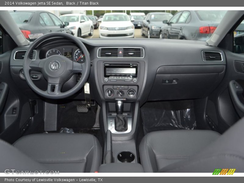 Black / Titan Black 2014 Volkswagen Jetta SE Sedan