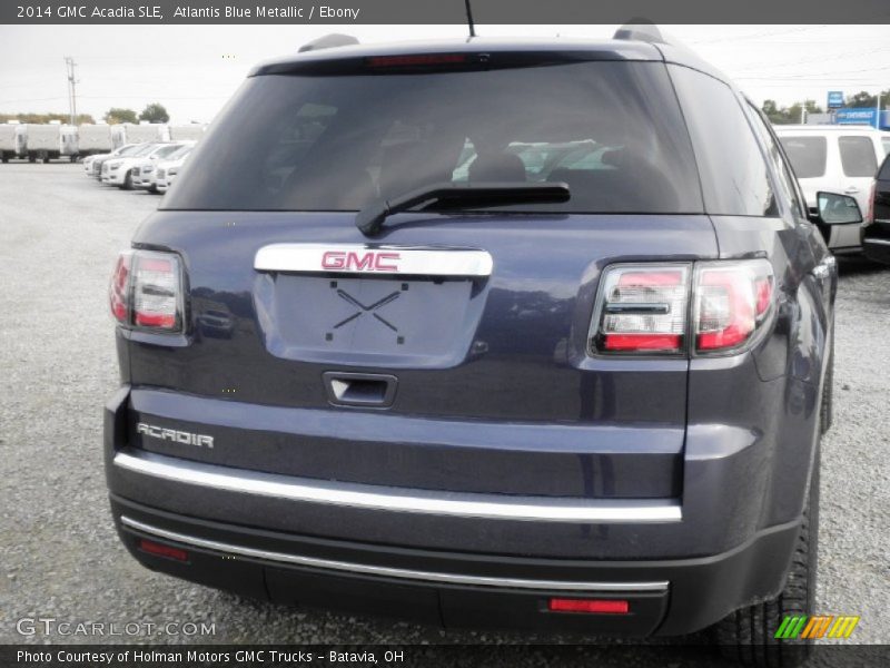 Atlantis Blue Metallic / Ebony 2014 GMC Acadia SLE