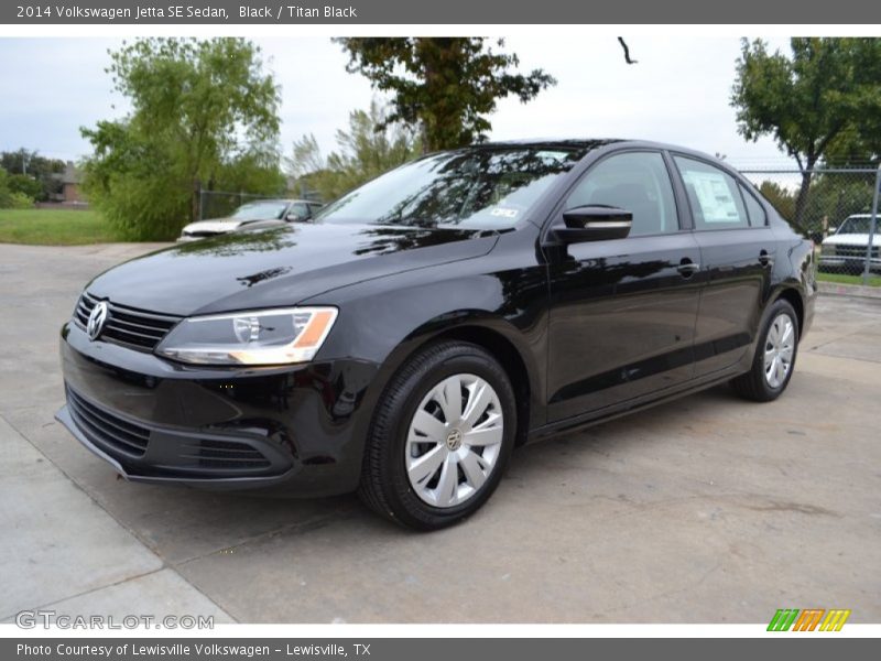 Black / Titan Black 2014 Volkswagen Jetta SE Sedan