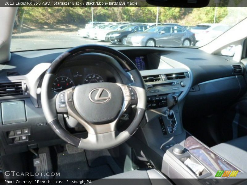 Stargazer Black / Black/Ebony Birds Eye Maple 2013 Lexus RX 350 AWD