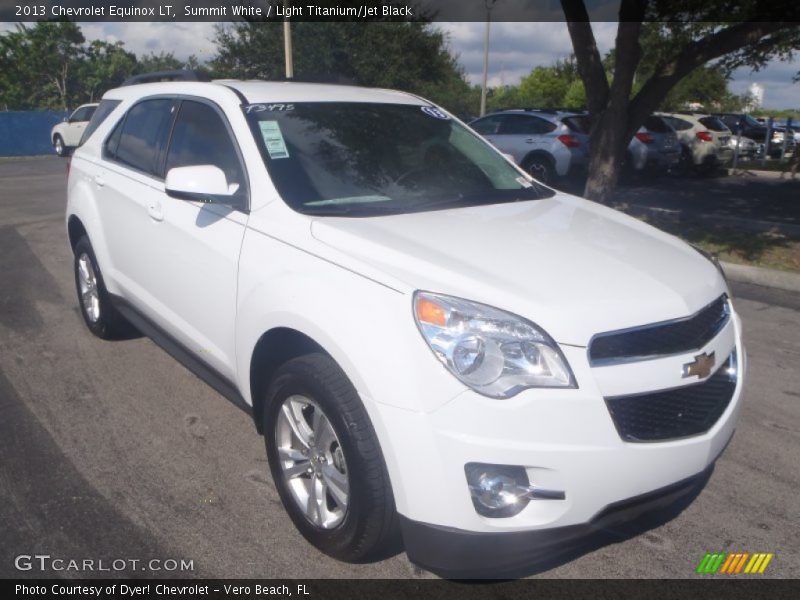 Summit White / Light Titanium/Jet Black 2013 Chevrolet Equinox LT