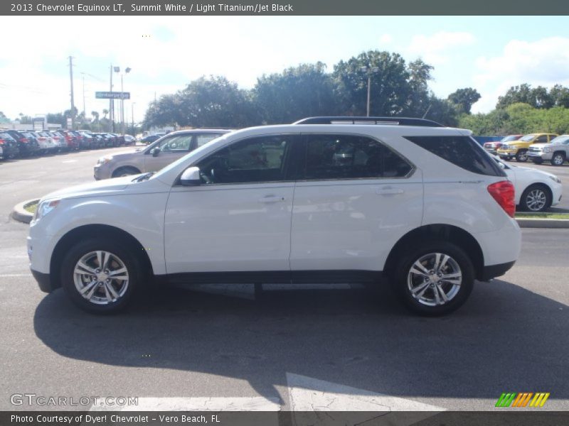 Summit White / Light Titanium/Jet Black 2013 Chevrolet Equinox LT