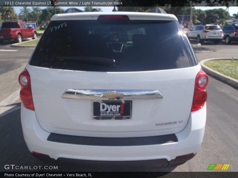 Summit White / Light Titanium/Jet Black 2013 Chevrolet Equinox LT
