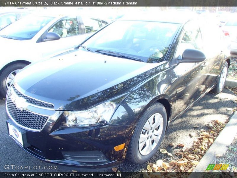 Black Granite Metallic / Jet Black/Medium Titanium 2014 Chevrolet Cruze LS