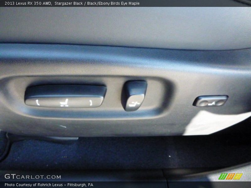 Stargazer Black / Black/Ebony Birds Eye Maple 2013 Lexus RX 350 AWD