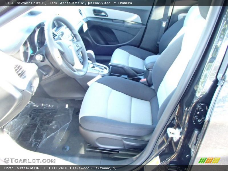Black Granite Metallic / Jet Black/Medium Titanium 2014 Chevrolet Cruze LS