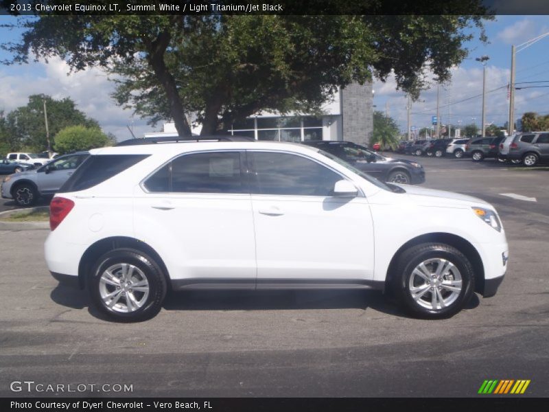 Summit White / Light Titanium/Jet Black 2013 Chevrolet Equinox LT