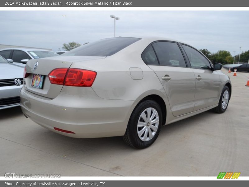 Moonrock Silver Metallic / Titan Black 2014 Volkswagen Jetta S Sedan