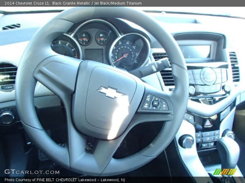 Black Granite Metallic / Jet Black/Medium Titanium 2014 Chevrolet Cruze LS
