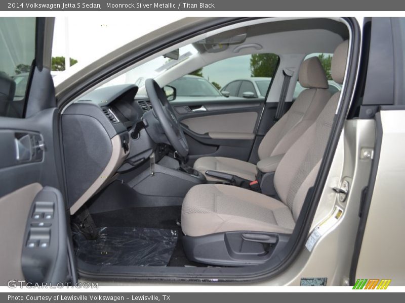 Moonrock Silver Metallic / Titan Black 2014 Volkswagen Jetta S Sedan