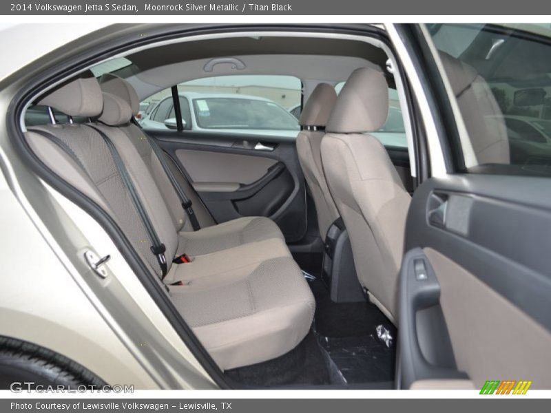 Moonrock Silver Metallic / Titan Black 2014 Volkswagen Jetta S Sedan